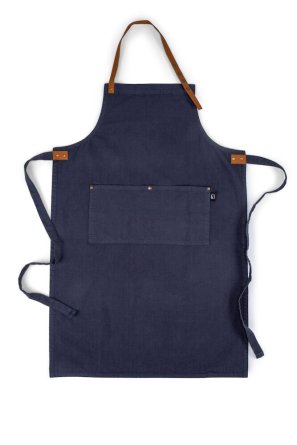 förkläde blått