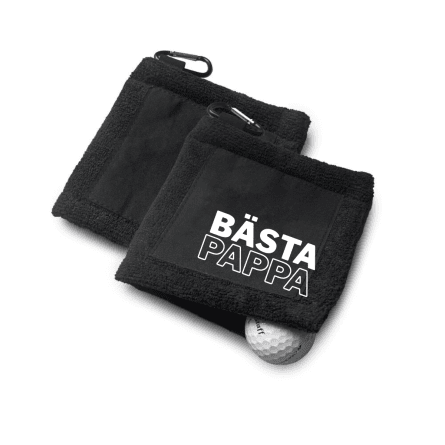 golfhandduk med brodyr bästa pappa på inför fars dag