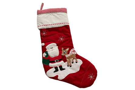 Julstrumpa med namnbrodyr personlig present