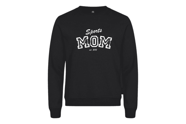 Sports mom embroidery shirt
