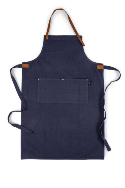 förkläde blått