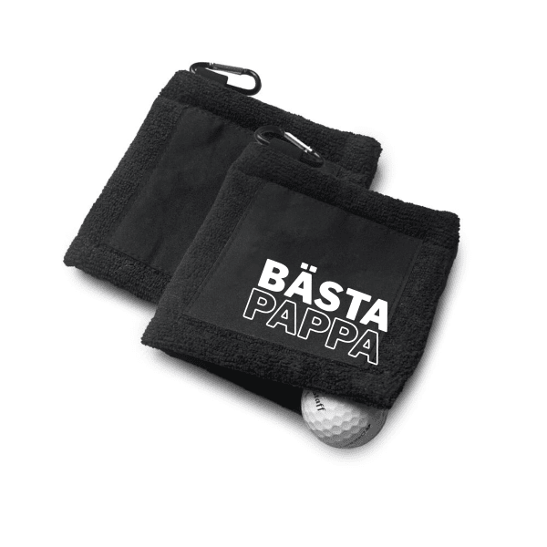 golfhandduk med brodyr bästa pappa på inför fars dag