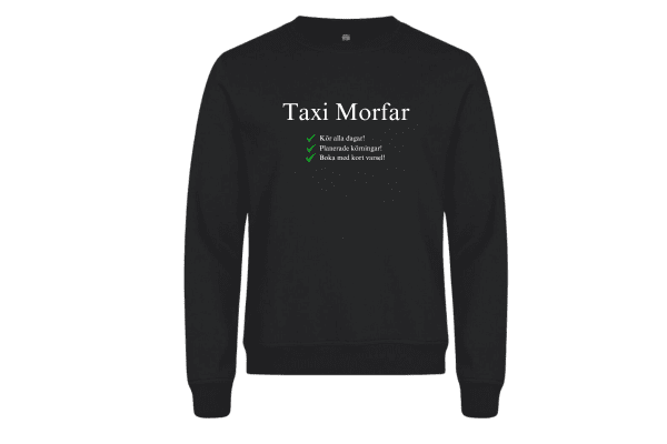 Morfar taxi morfar present till morfar tröja til morfar