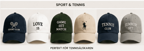Personlig keps med egen brodyr